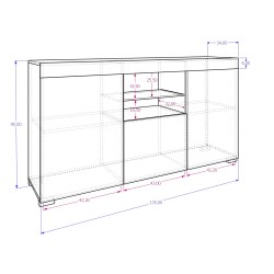 KOMODA FRIDA 135 LOFT