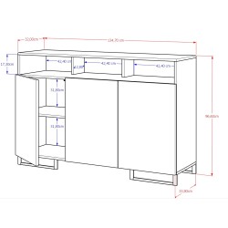 KOMODA LUNA 3D KWADRO RANT