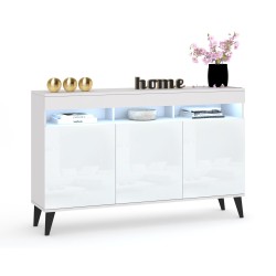 Komoda Luna 3D Skandi + LED