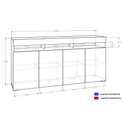 KOMODA LUNA 4D+ LED
