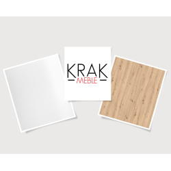 Szafka Kuchenna Wisząca Górna Premium KIRA Biała Artisan 40cm tip-on Blum