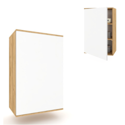 Szafka Kuchenna Wisząca Górna Premium KIRA Craft Biała 50cm tip-on Blum