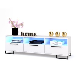 Szafka RTV Hania 3S KWADRO + LED