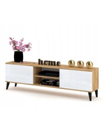 SZAFKA RTV KING  CZARNE SKANDI