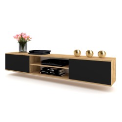 SZAFKA RTV KING BLACK 200